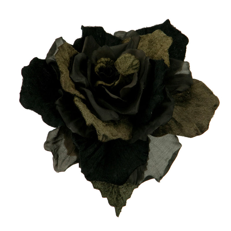 Large Velvet and Silk Flower Headband