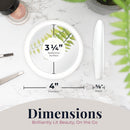 Rechargeable LED Lighted Compact Mirror with Magnification - NEW