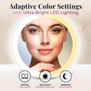 Rechargeable LED Lighted Compact Mirror with Magnification - NEW