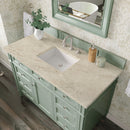 James Martin Brittany 48" Single Bathroom Vanity, Sage Green