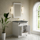 James Martin Bellshire 30" Single Bathroom Vanity, Bright White
