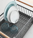 Dish Rack - Steel + Wood by Yamazaki Home
