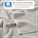 Cotton Textured Bath Towel Set - Acacia Collection by Great Bay Home