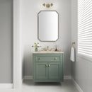 James Martin Chicago 30" Single Bathroom Vanity, Smokey Celadon