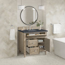 James Martin Lorelai 36" Single Bathroom Vanity, Whitewashed Oak