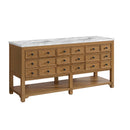 James Martin Malibu 72" Double Bathroom Vanity, Amber Birch