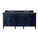James Martin Brittany 72" Double Bathroom Vanity, Victory Blue