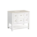 James Martin Breckenridge 36" Single Bathroom Vanity, Bright White