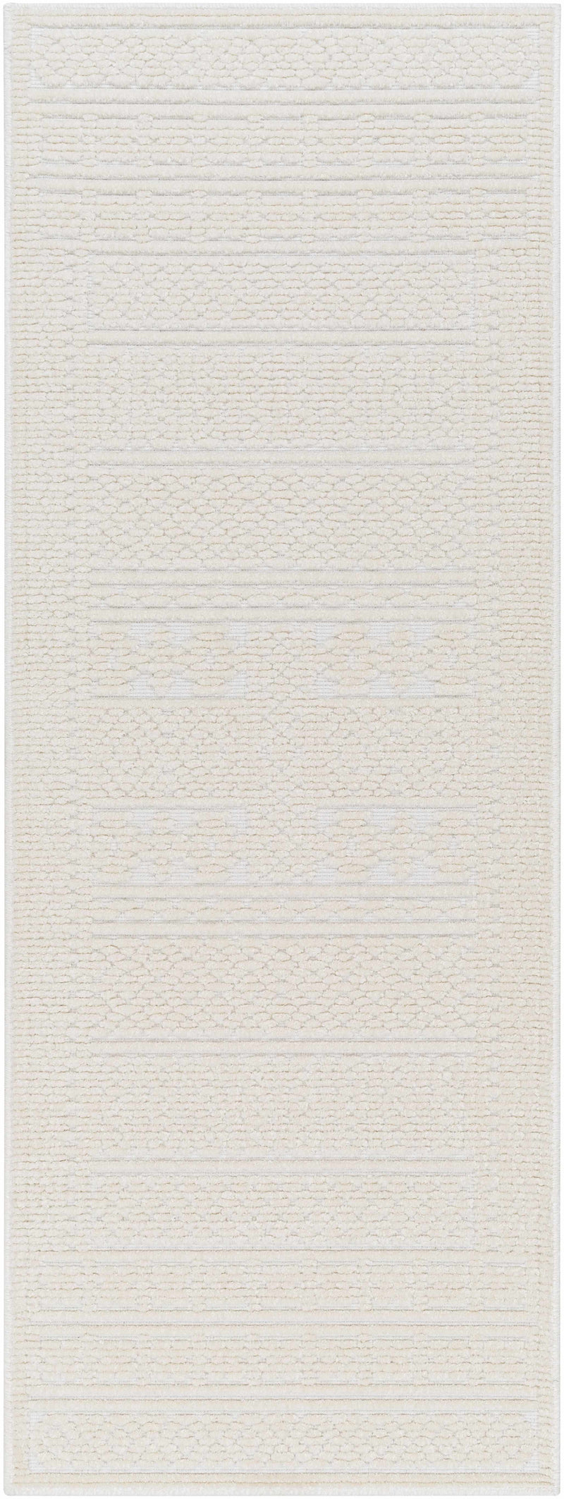 Bahar Cream Washable Area Rug