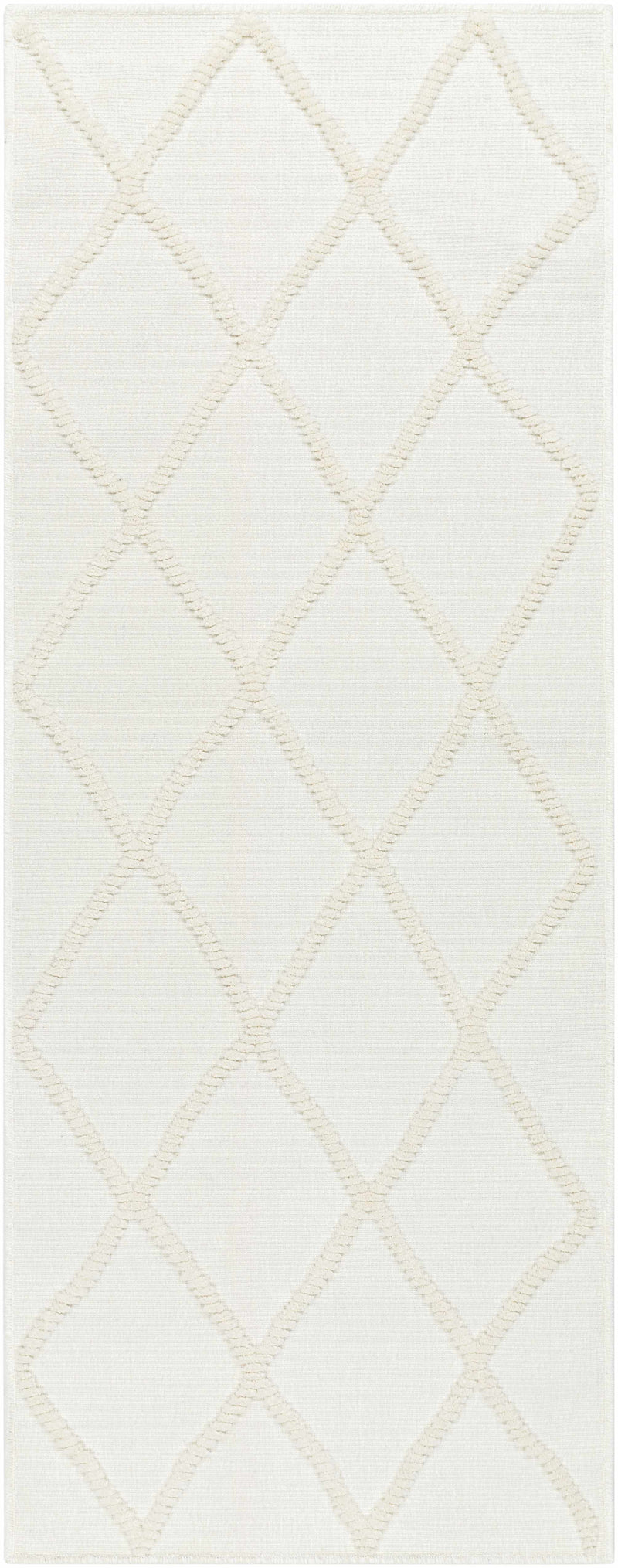 Amani White Washable Area Rug