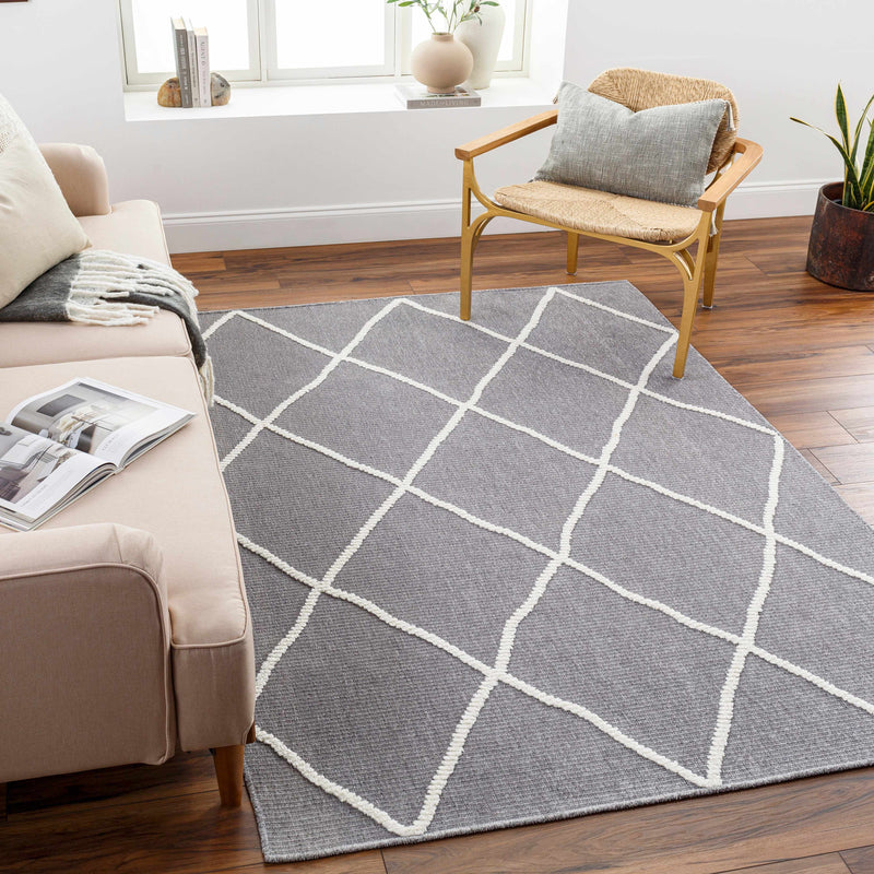 Amani Gray Washable Area Rug