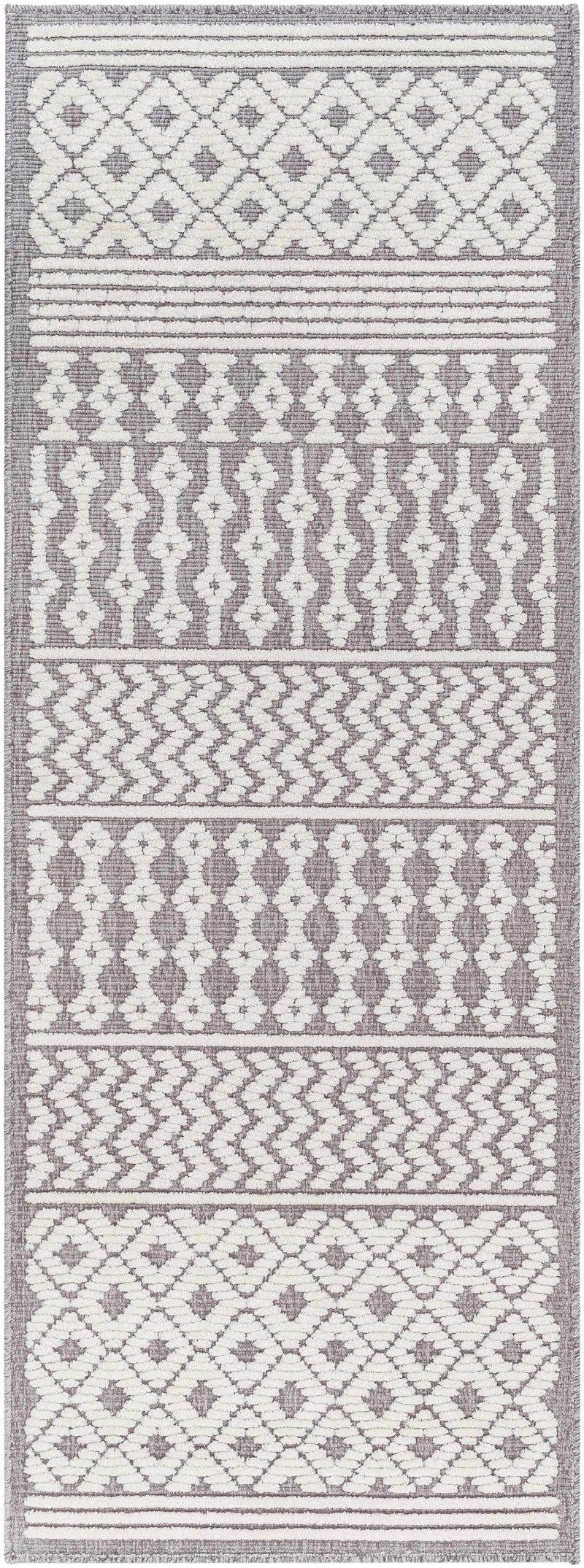 Drago Gray Washable Area Rug