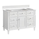 James Martin Lorelai 48" Single Bathroom Vanity, Bright White