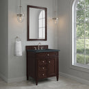 James Martin Brittany 30" Single Bathroom Vanity, Burnished Mahogany