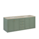 James Martin Chicago 72" Double Bathroom Vanity, Smokey Celadon