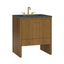 James Martin Hudson 30" Single Bathroom Vanity, Honey Oak