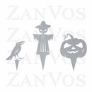 Halloween Yard Stakes (3 Pack) by ZanVos