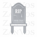 Tombstone Monogram Yard Stake