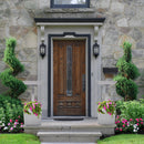 Modern Square Cast Aluminum 35-in Bird Bath and Planter Vase Combo