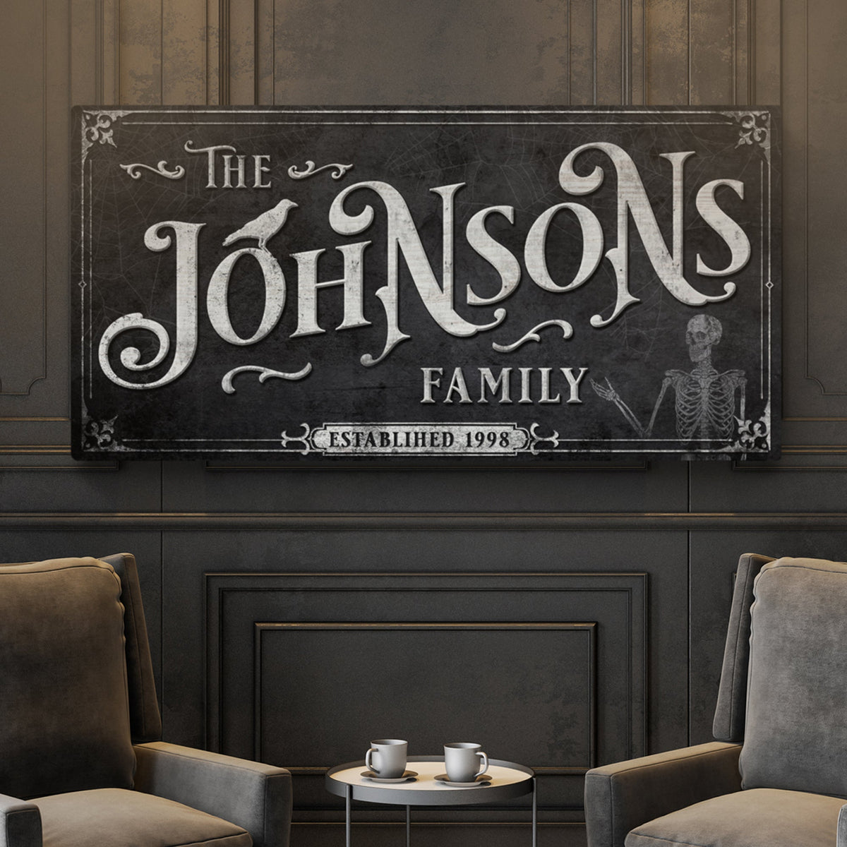 Personalized Gothic Sign III, photo 2 of 8