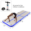 Air Track Inflatable Gymnastics Tumbling Floor Mats with Pump by LJGDeals