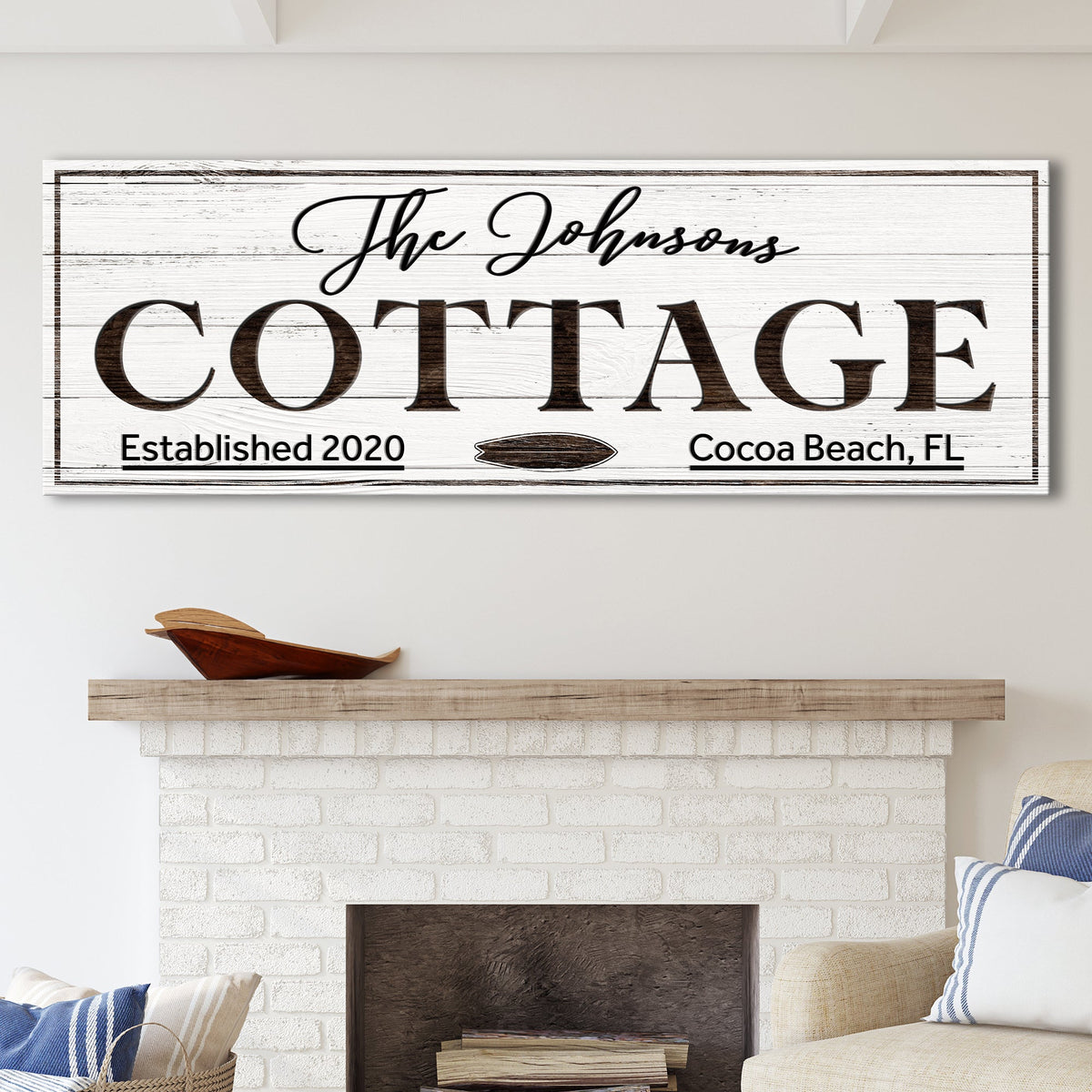 Cottage Beach House Sign, photo 3 of 8