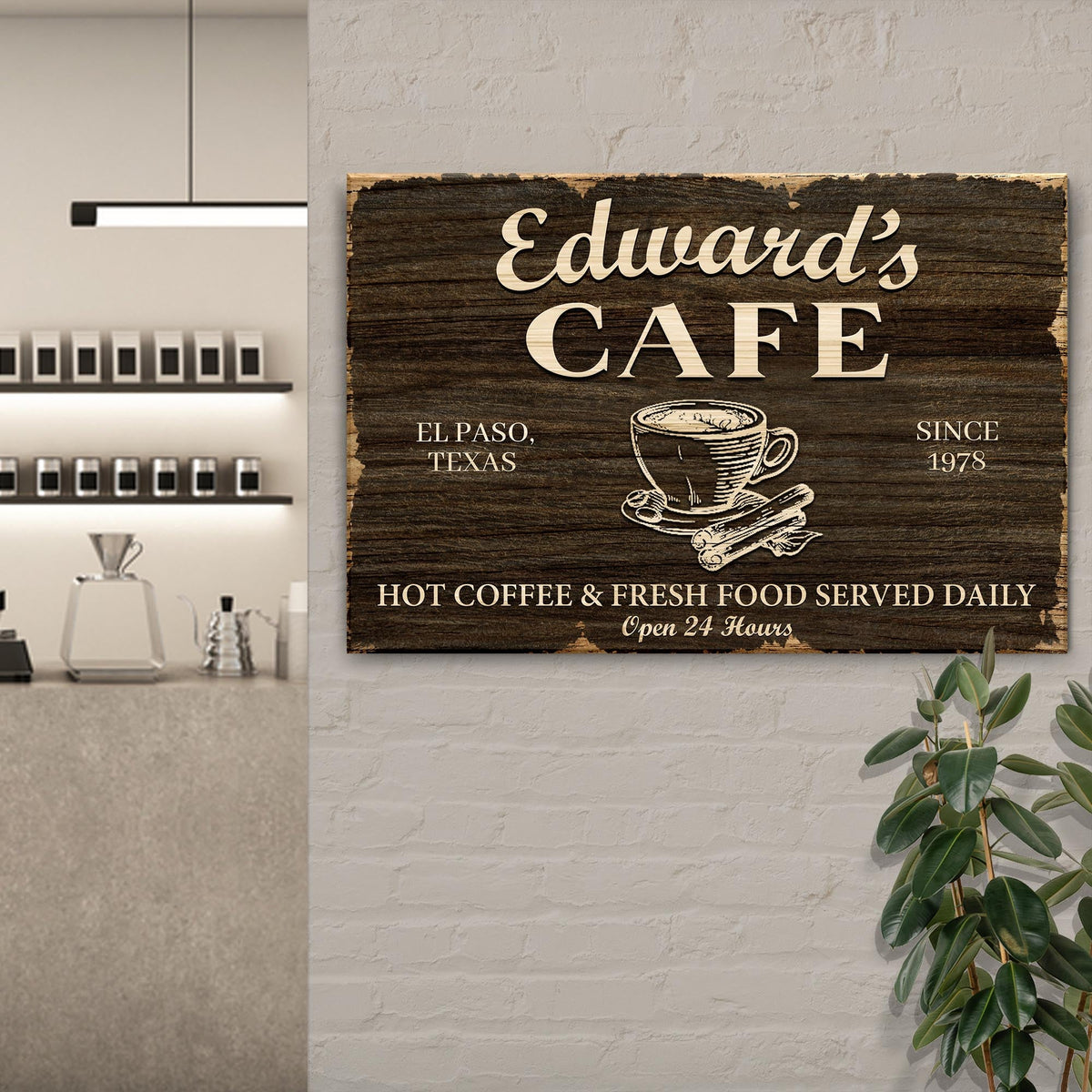 Cafe Sign III, photo 2 of 5