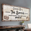 Supply Your Own Spirits Bar Sign