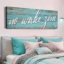 No Wake Zone Sign XIX