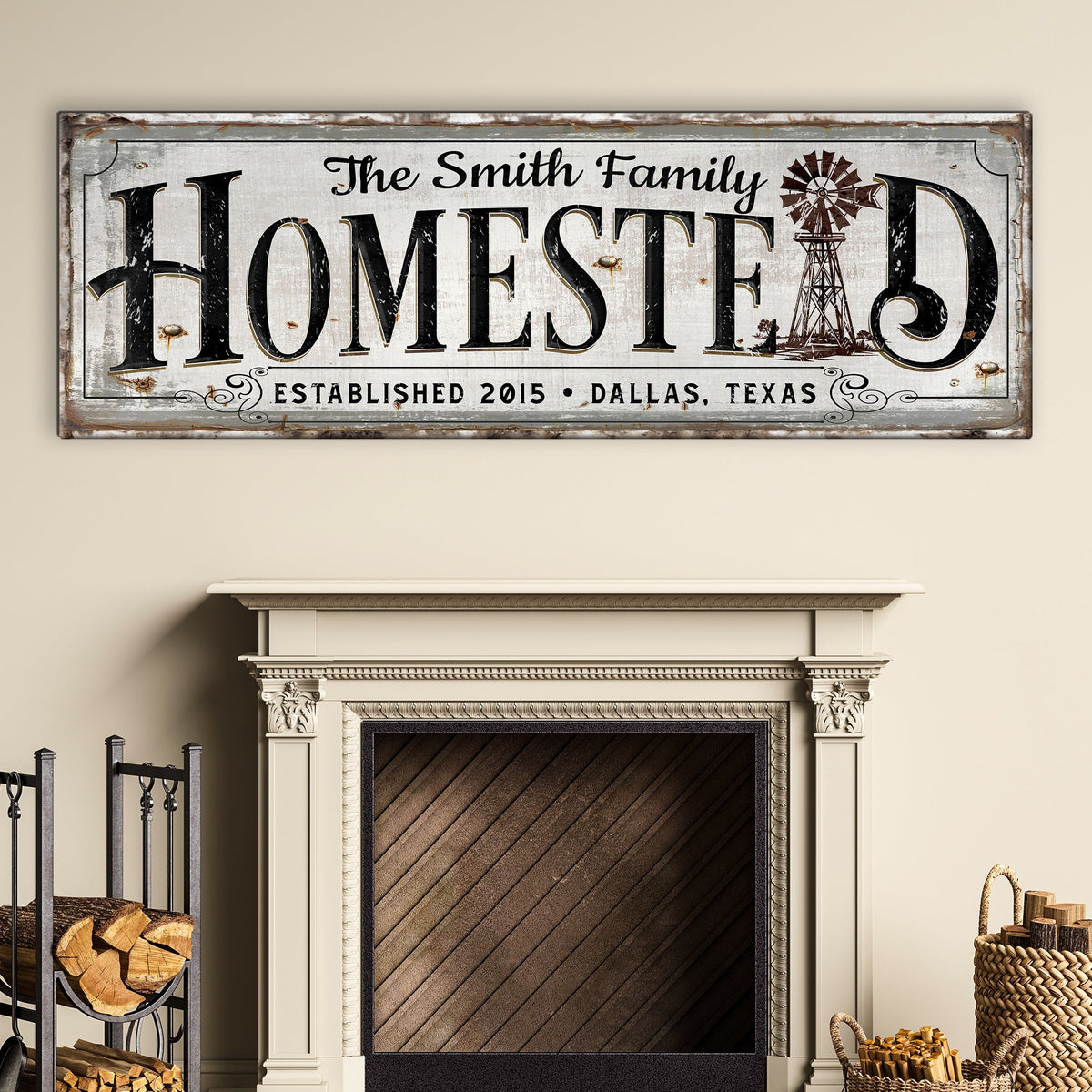 Vintage Rust Homestead Sign, photo 3 of 8