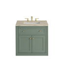 James Martin Chicago 30" Single Bathroom Vanity, Smokey Celadon
