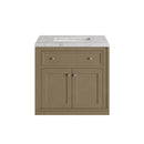 James Martin Chicago 30" Single Bathroom Vanity, Walnut Whisper