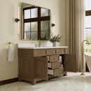 James Martin Brookfield 60" Single Bathroom Vanity, Pecan