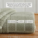 100% Cotton Checkered Jacquard Bath Towel Set - Giuliana Collection by Great Bay Home