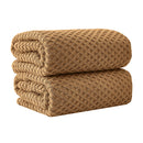 Cotton Diamond Waffle Weave Bath Towel Set - Grayson Collection by Great Bay Home