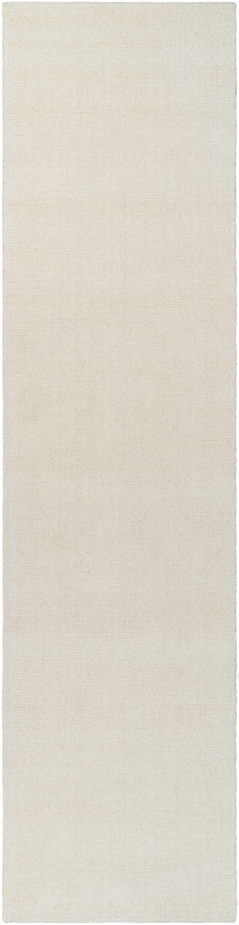 Brockton Solid Wool Light Beige Area Rug