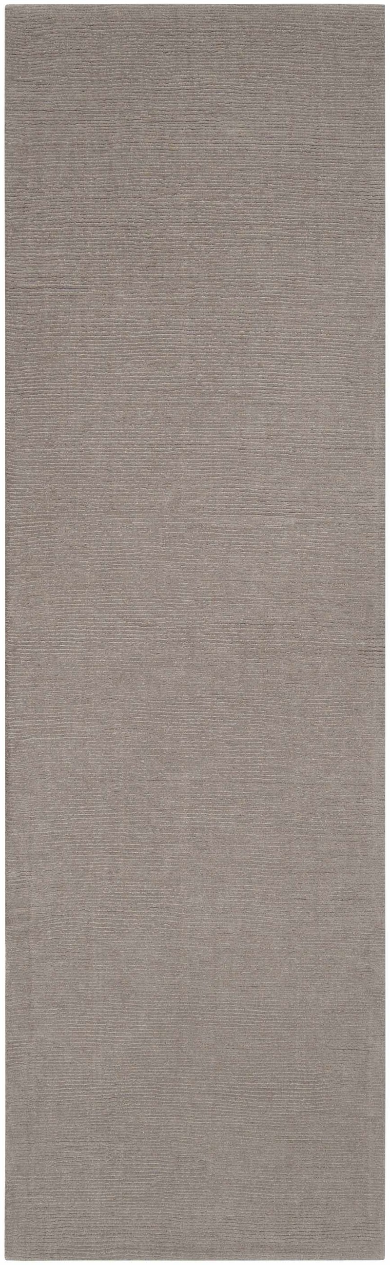 Brockton Solid Wool Gray Area Rug