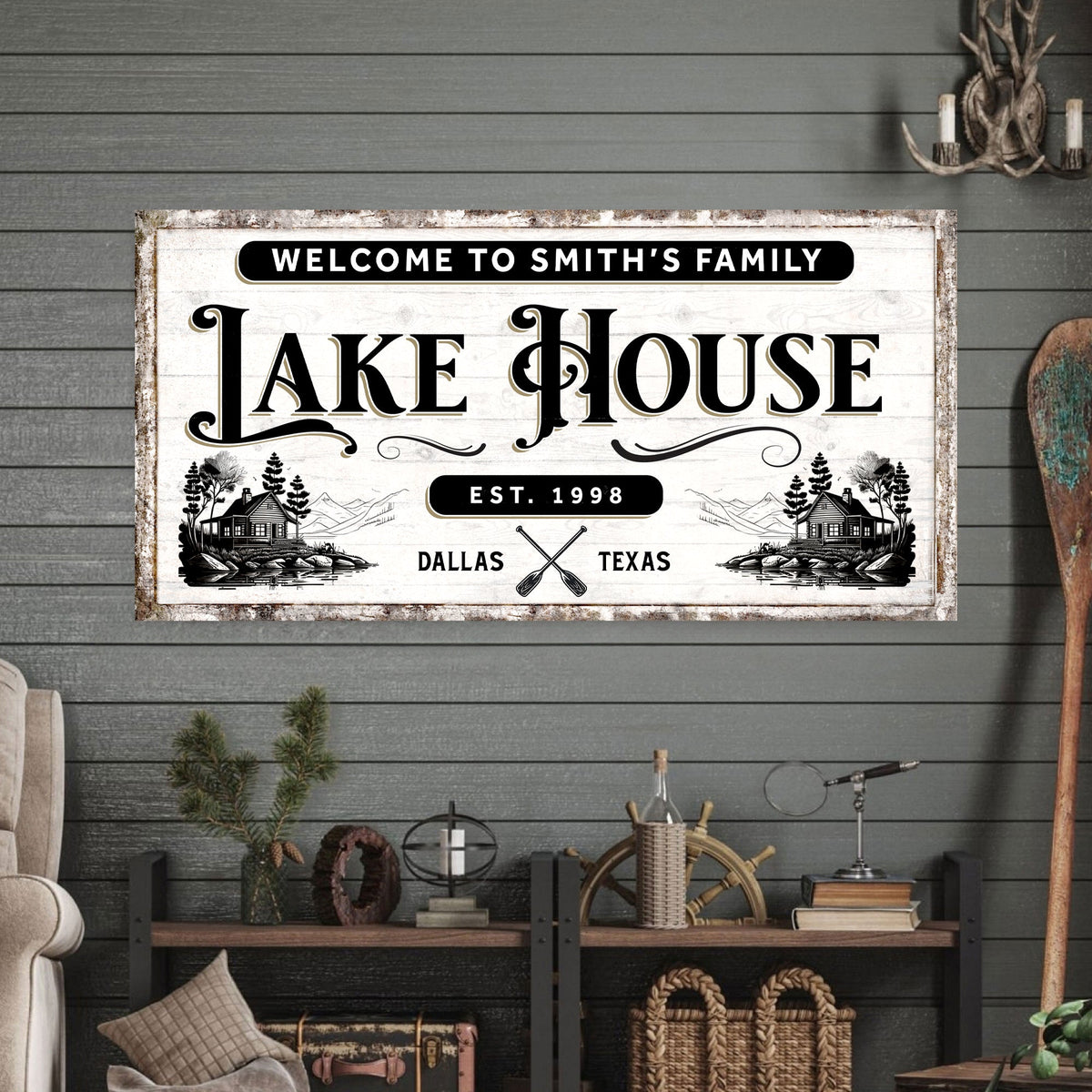 Lake House Sign VIII, photo 2 of 8