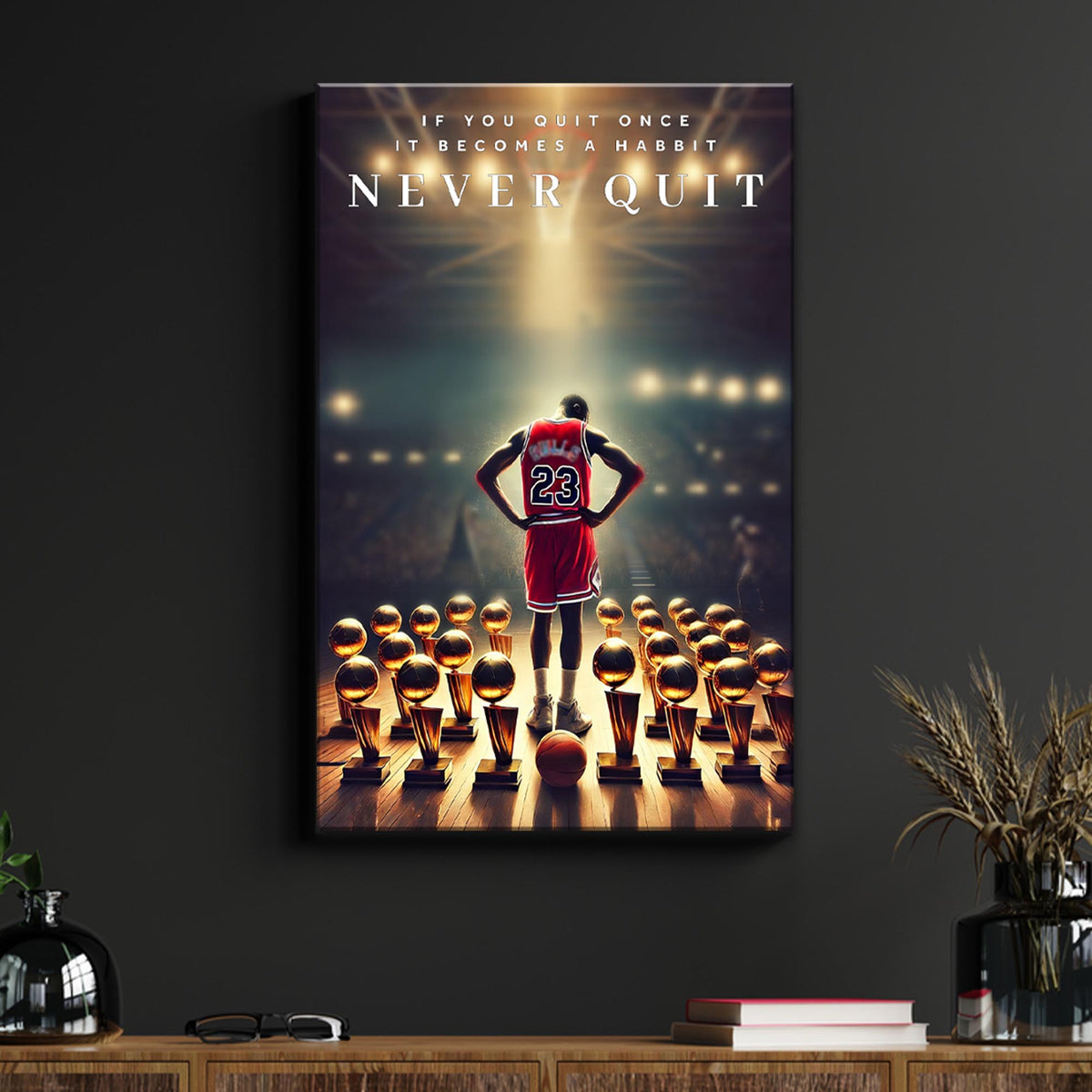 Never Quit - Sport Wall Art, photo 2 of 5