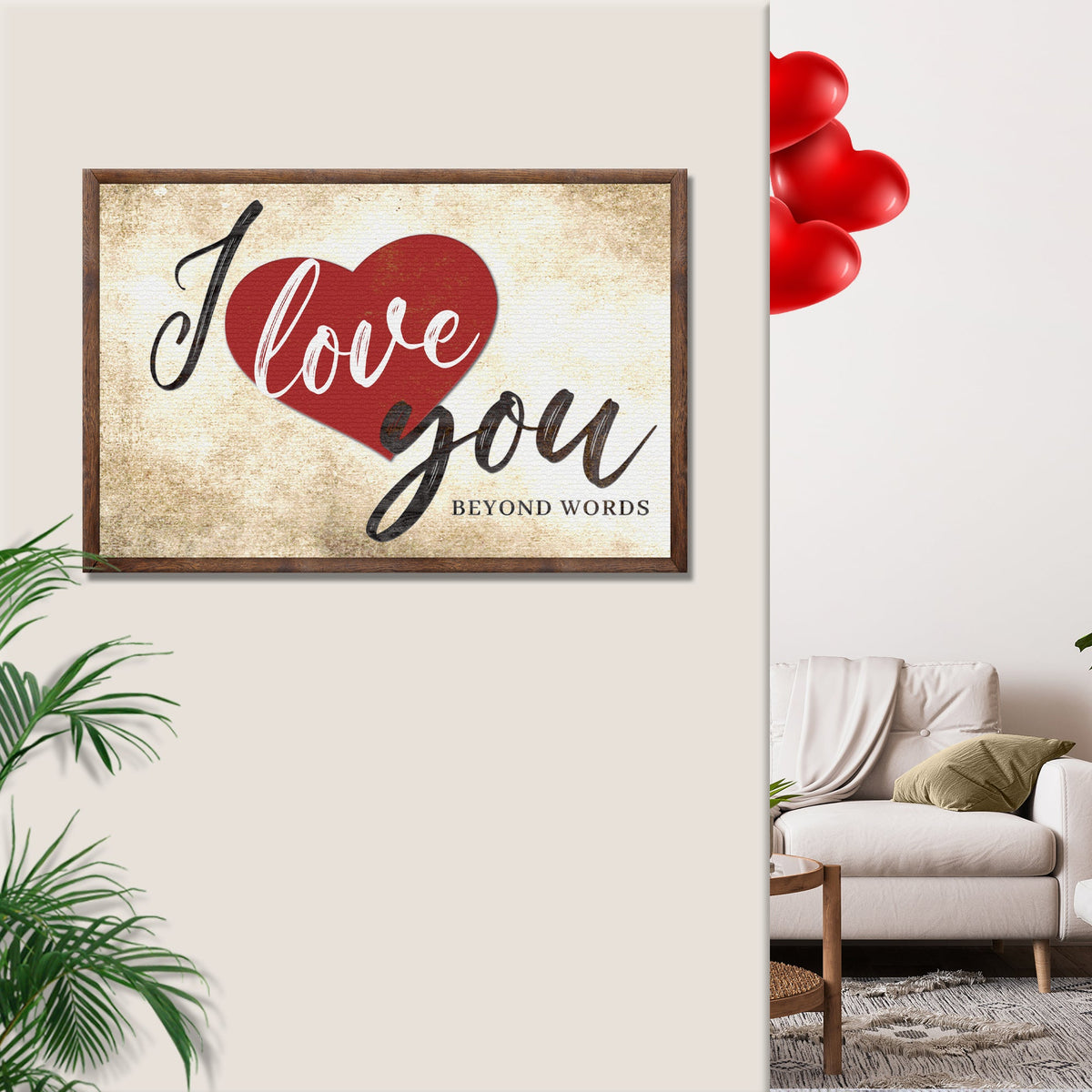 Valentine Beyond Words Sign, photo 2 of 6
