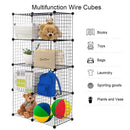 DIY 8 Cube Grid Wire Cube Shelves by LJGDeals