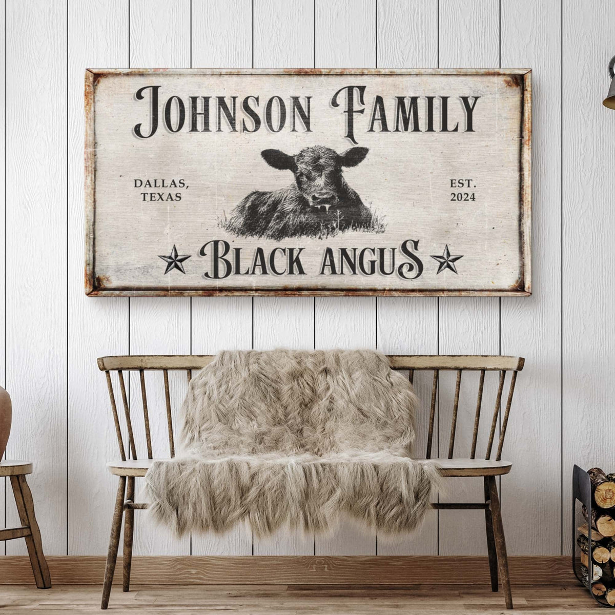 Black Angus Cattle Sign, photo 2 of 8