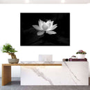 Lotus Flower Monochrome Wall Art