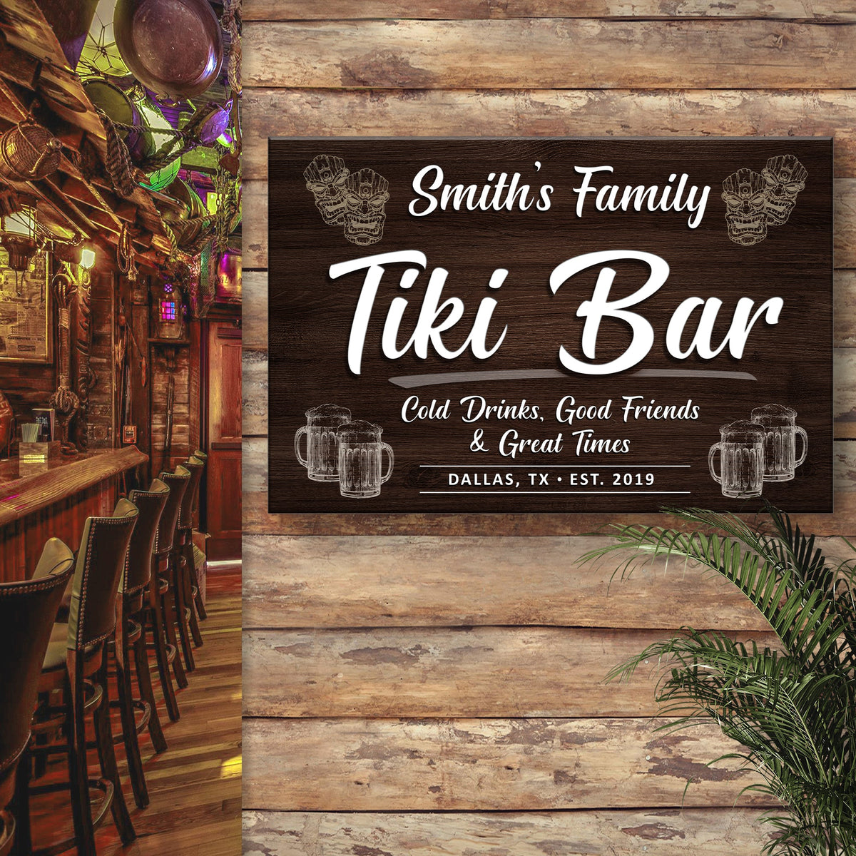 Tiki Bar Sign IV, photo 2 of 5