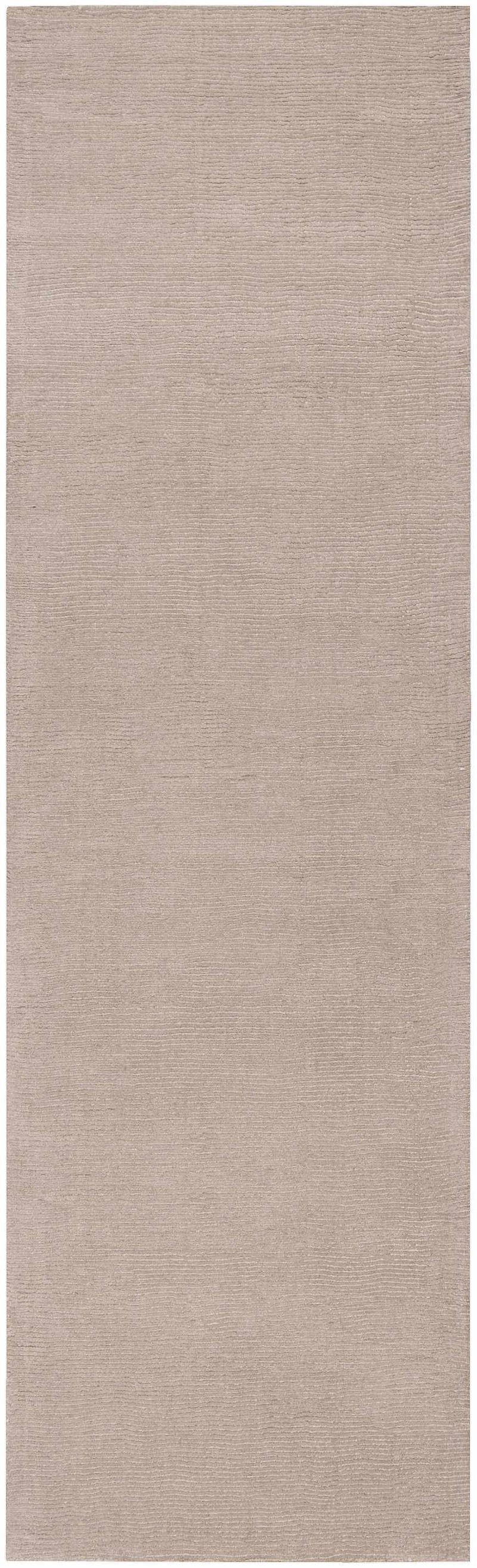 Brockton Solid Tan Wool Rug