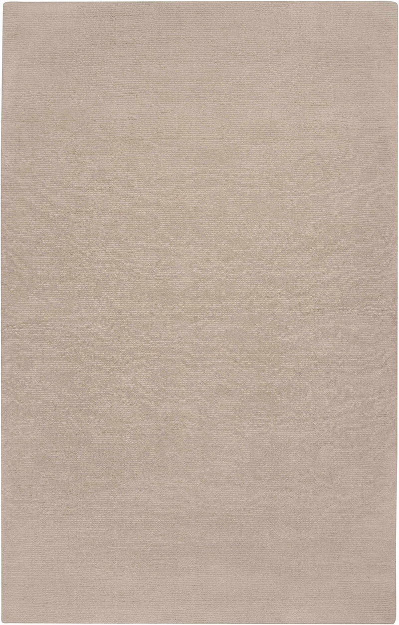 Brockton Solid Tan Wool Rug