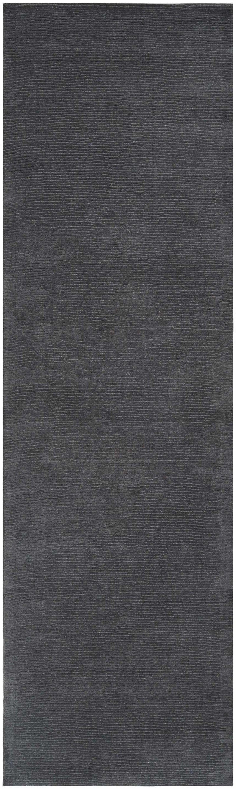 Brockton Solid Wool Charcoal Area Rug