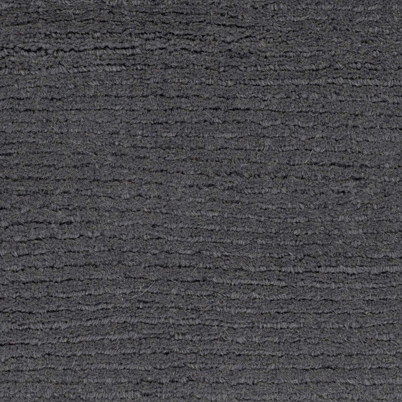 Brockton Solid Wool Charcoal Area Rug