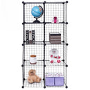 DIY 8 Cube Grid Wire Cube Shelves by LJGDeals