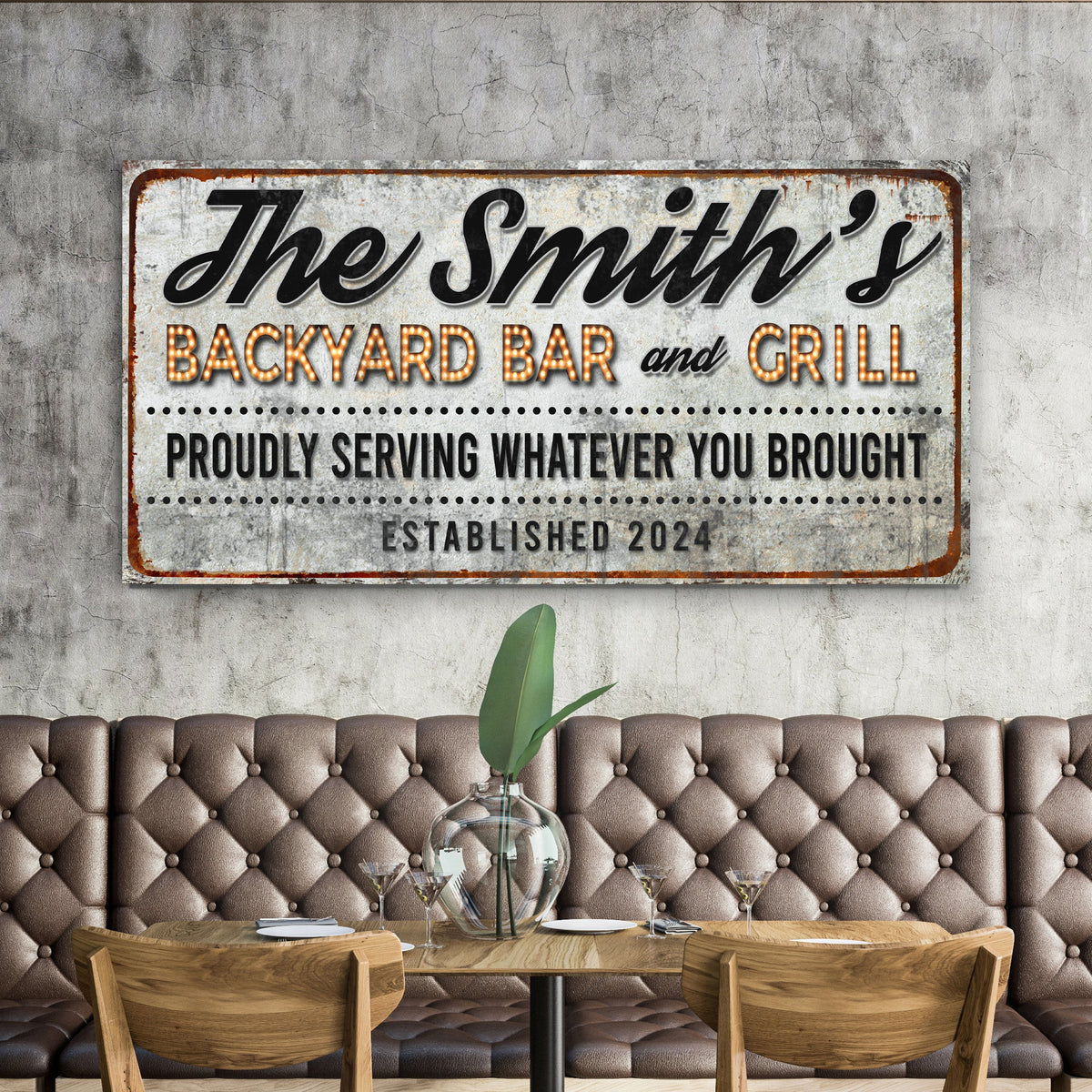 Backyard Bar & Grill Sign XX, photo 3 of 8